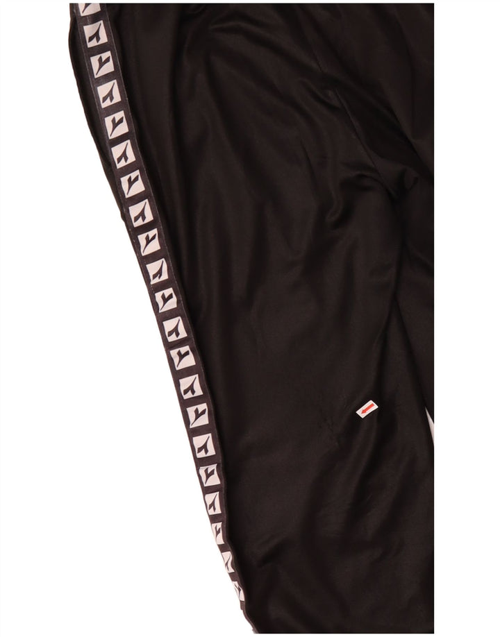 DIADORA Damen-Trainingsanzug, übergroß, mit Grafik, UK 10, Größe S, Schwarz