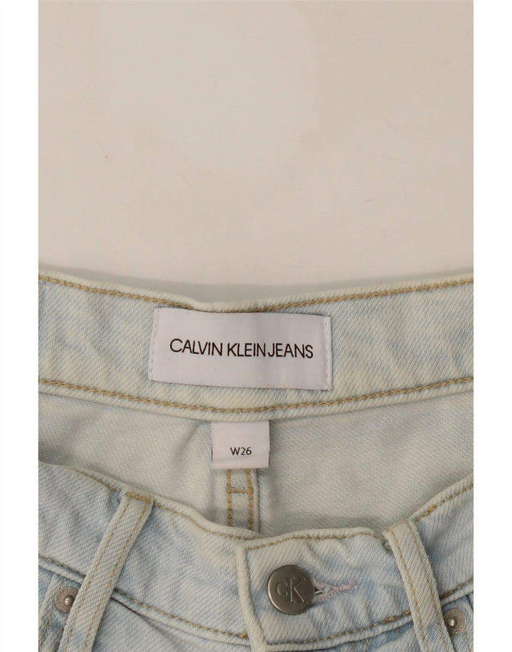 CALVIN KLEIN Damen Jeansshorts W26 Small Blau