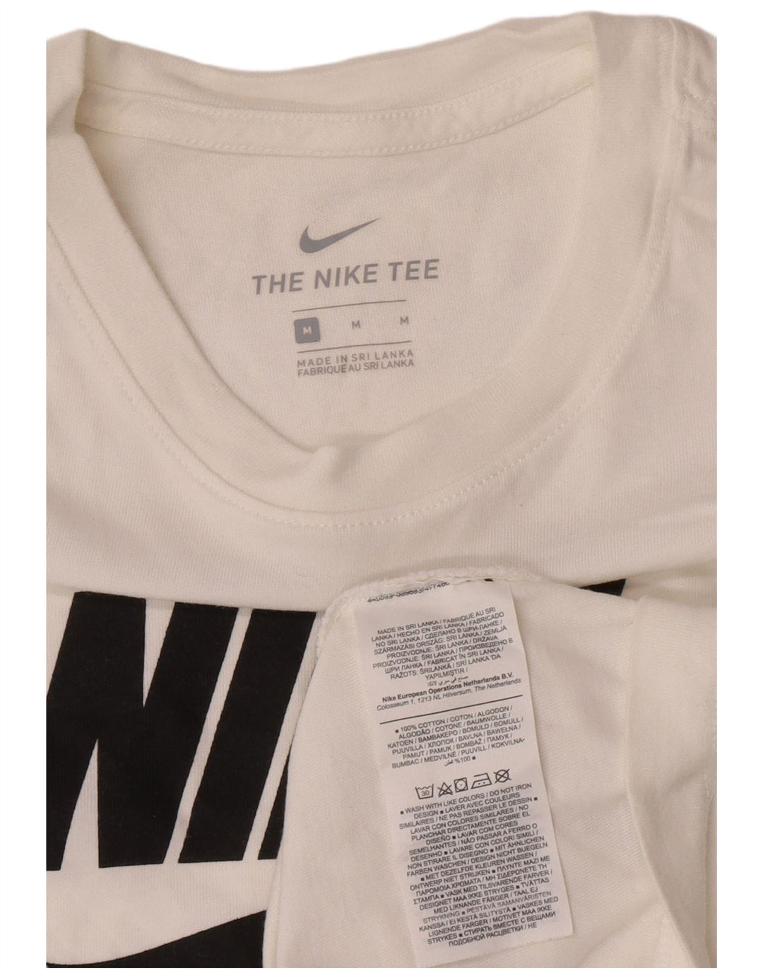 Nike Herren Graphic Regular Fit Grafik-Oberteil, langärmlig, mittelweiße Baumwolle