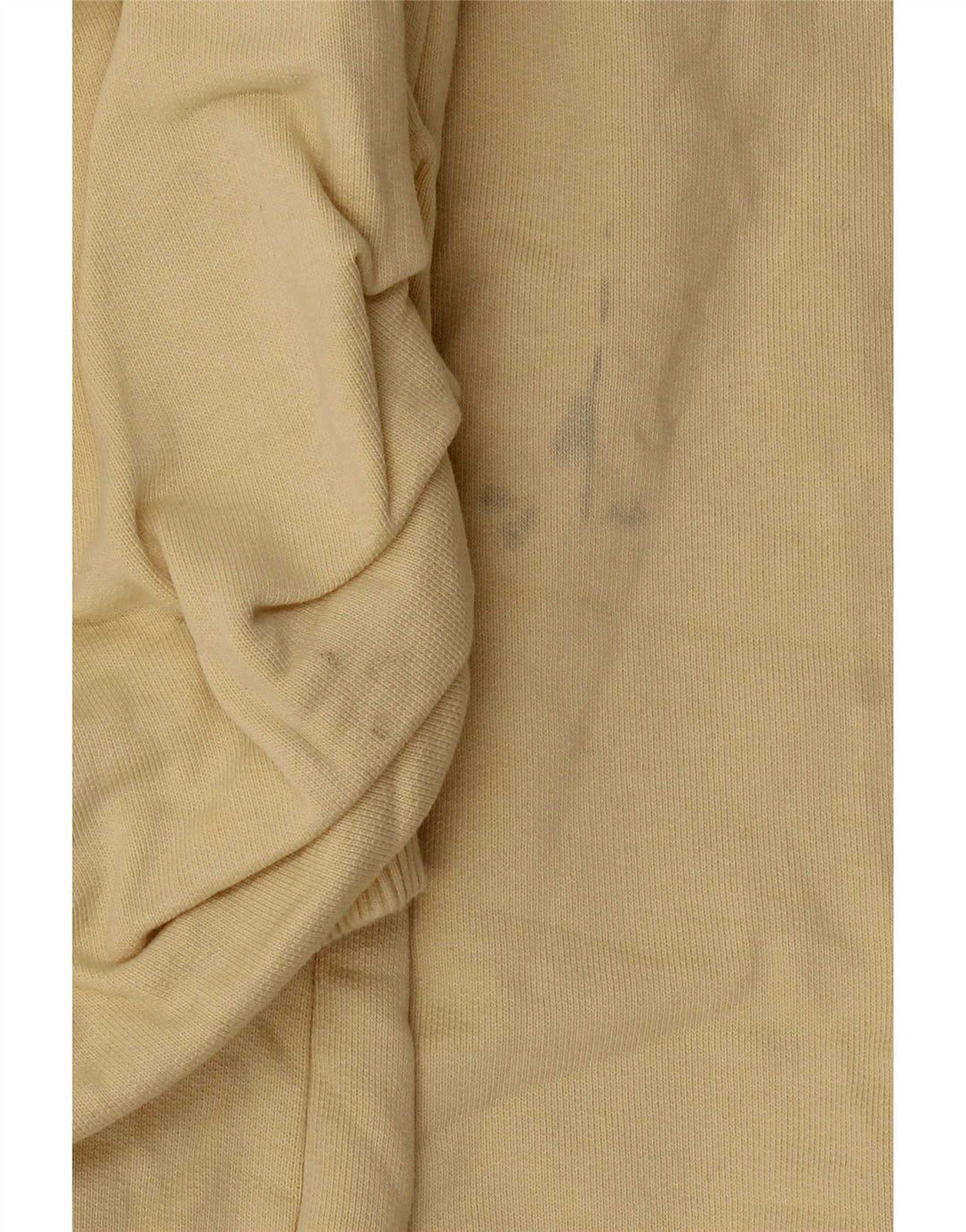 Zara Damen Sweatshirt-Pullover UK 14 Mittelgelbe Baumwolle