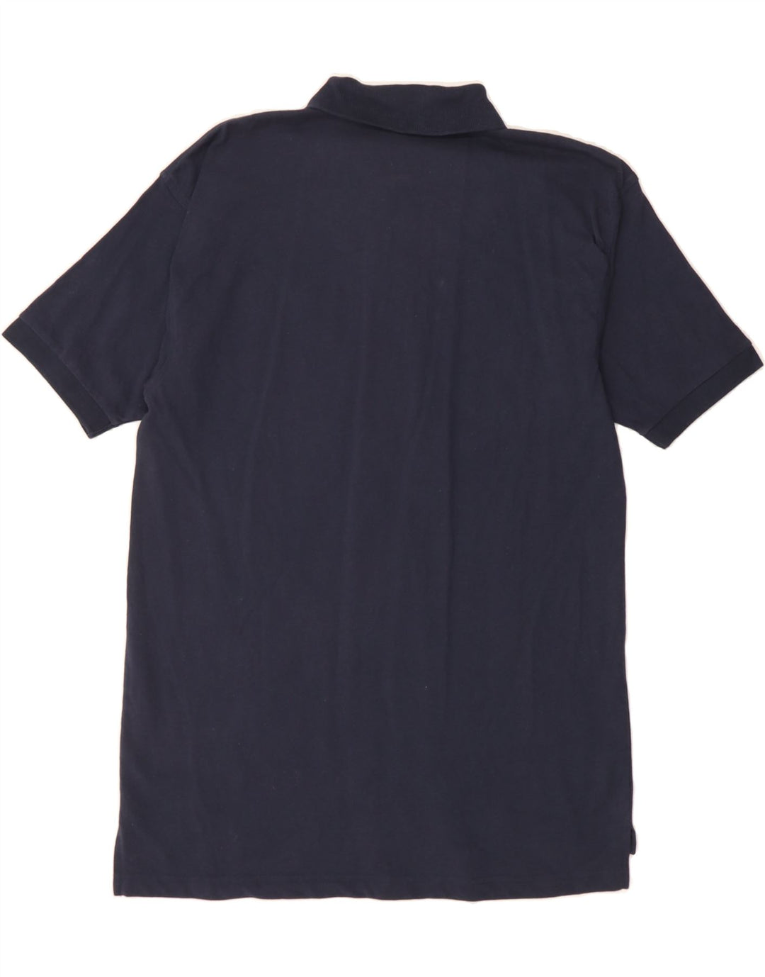 VINTAGE Mens Polo Shirt XL Navy Blue Cotton Vintage Vintage and Second-Hand Vintage from Messina Hembry 