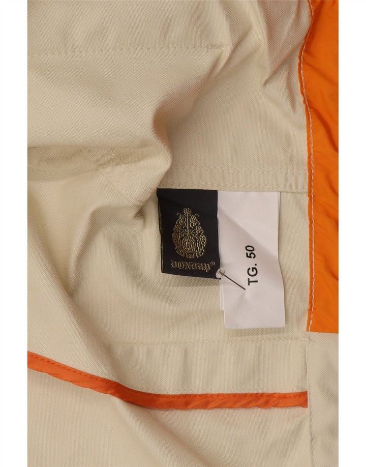 Dondup Herren-Utility-Jacke mit Kapuze IT 50 Large Off White Polyamid