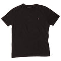All Saints Herren-T-Shirt aus mittelschwarzer Baumwolle