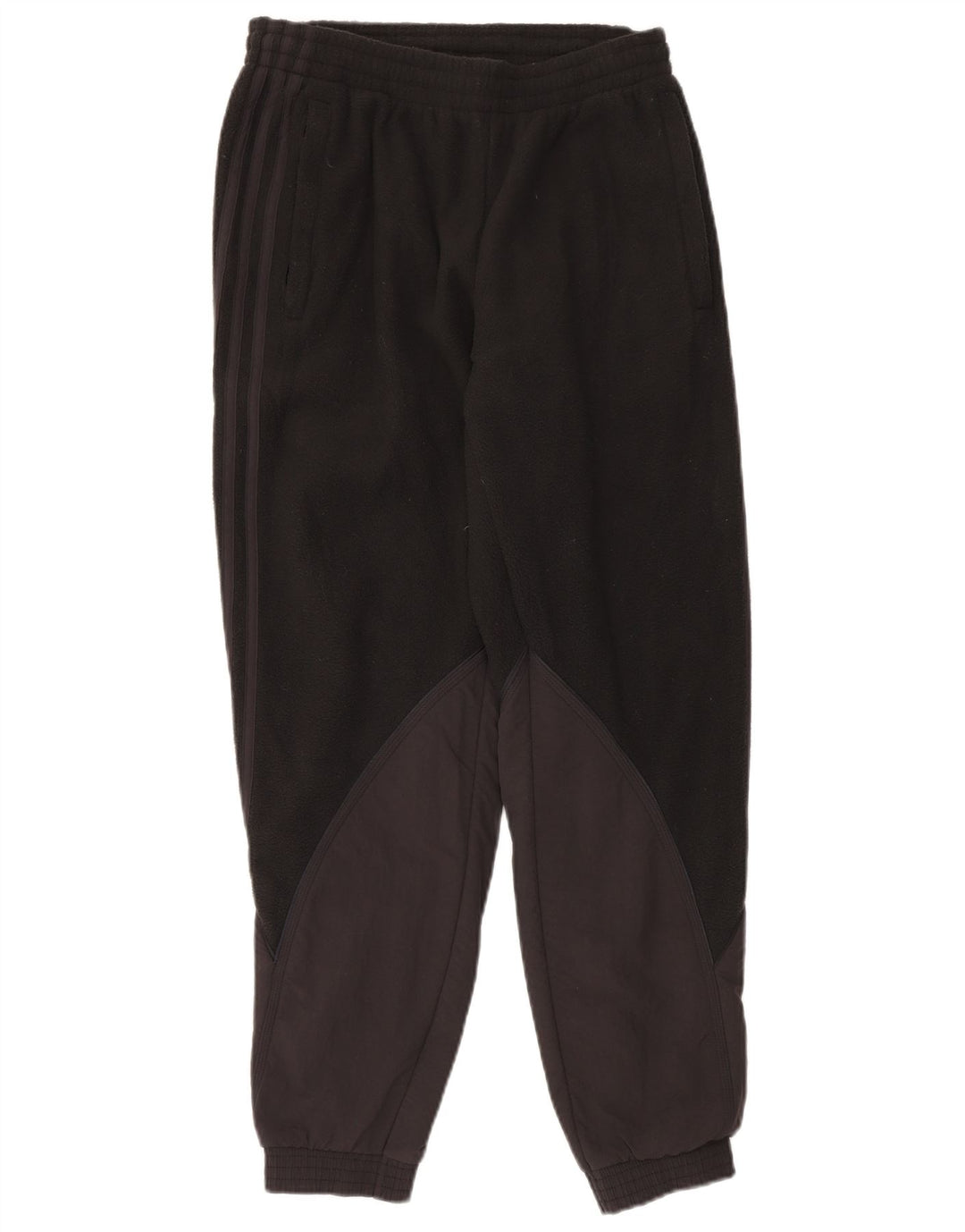 ADIDAS Herren Fleece-Trainingshose, Jogginghose, Größe S, Schwarz, Polyester