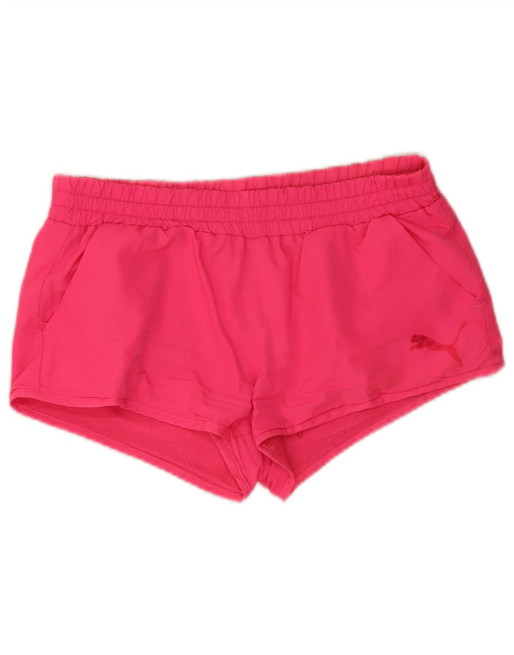 Puma Damen Sportshorts UK 10 Small Rosa Polyester
