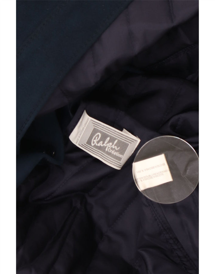 Ralph Damenmantel UK 14 Medium Marineblau Viskose