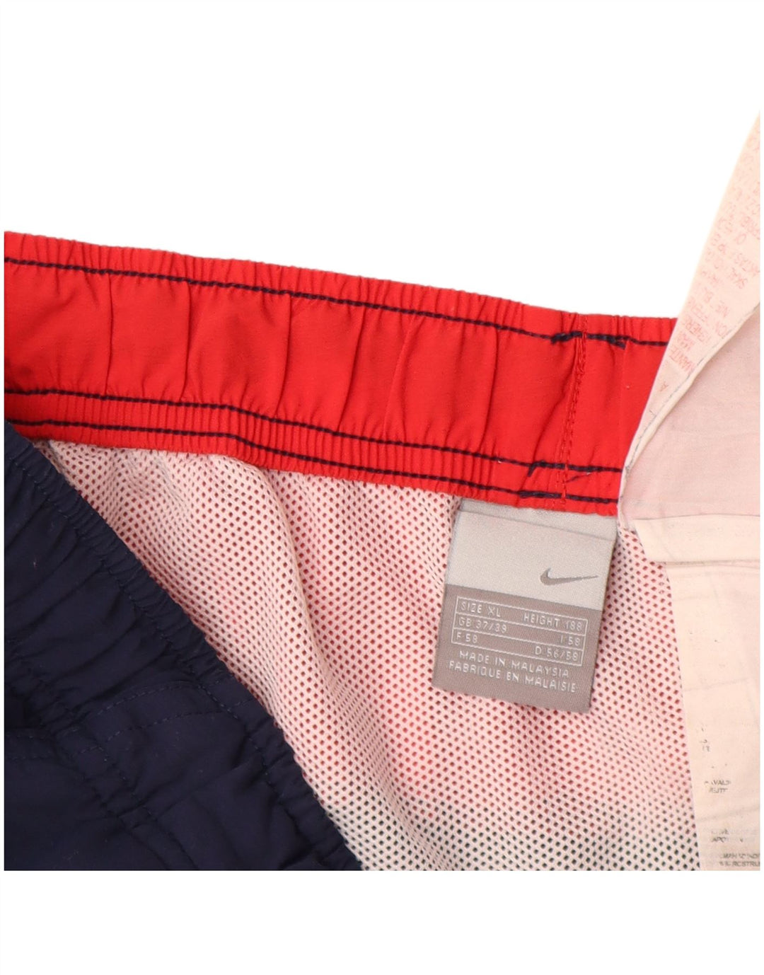 NIKE Herren-Sportshorts XL, Marineblau, Farbblock