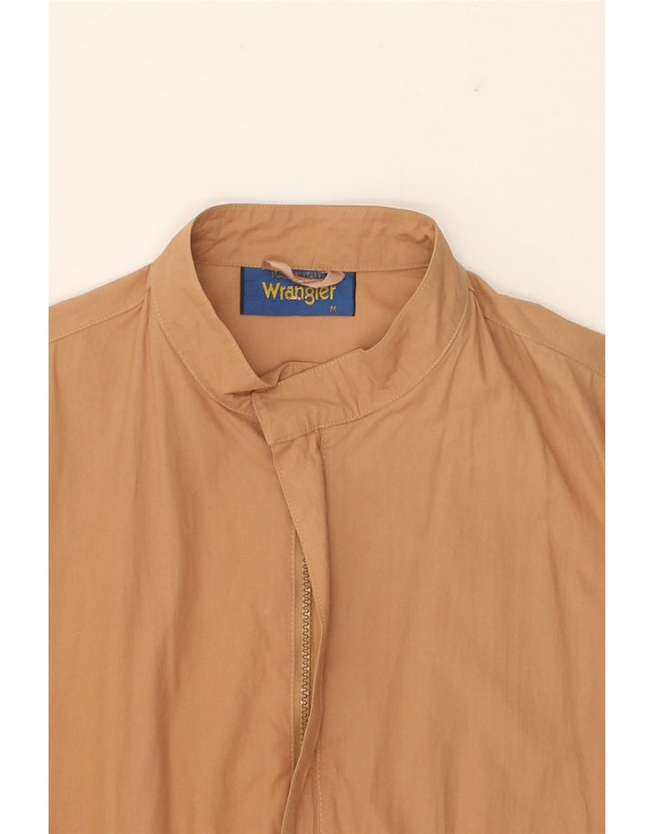 WRANGLER Womens Bomber Jacket UK 14 Medium Brown Cotton Vintage Wrangler and Second-Hand Wrangler from Messina Hembry 
