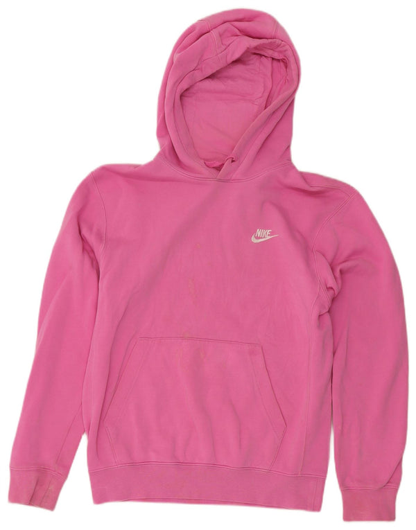 Nike Herren Loose Fit Hoodie Pullover XS Rosa Baumwolle