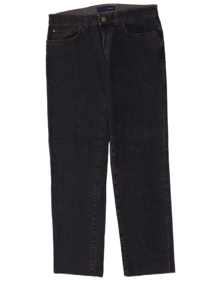 TRUSSARDI Mens Straight Jeans W34 L31 Blue Cotton