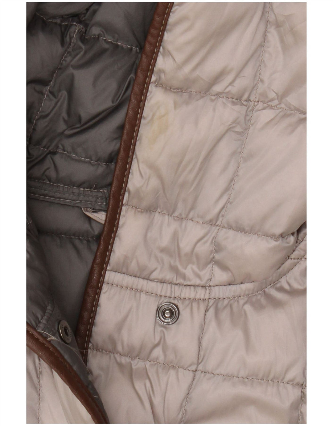 Fay Wattierte Damenweste UK 16 Large Beige Polyester