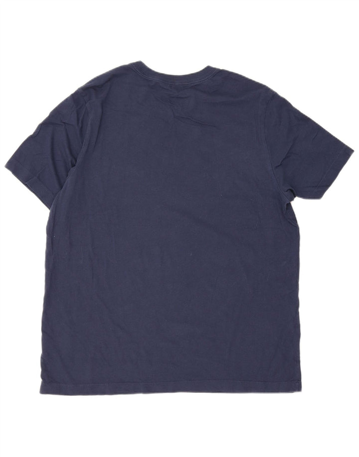 Nike Herren-T-Shirt mit Grafik, groß, marineblau, Baumwolle