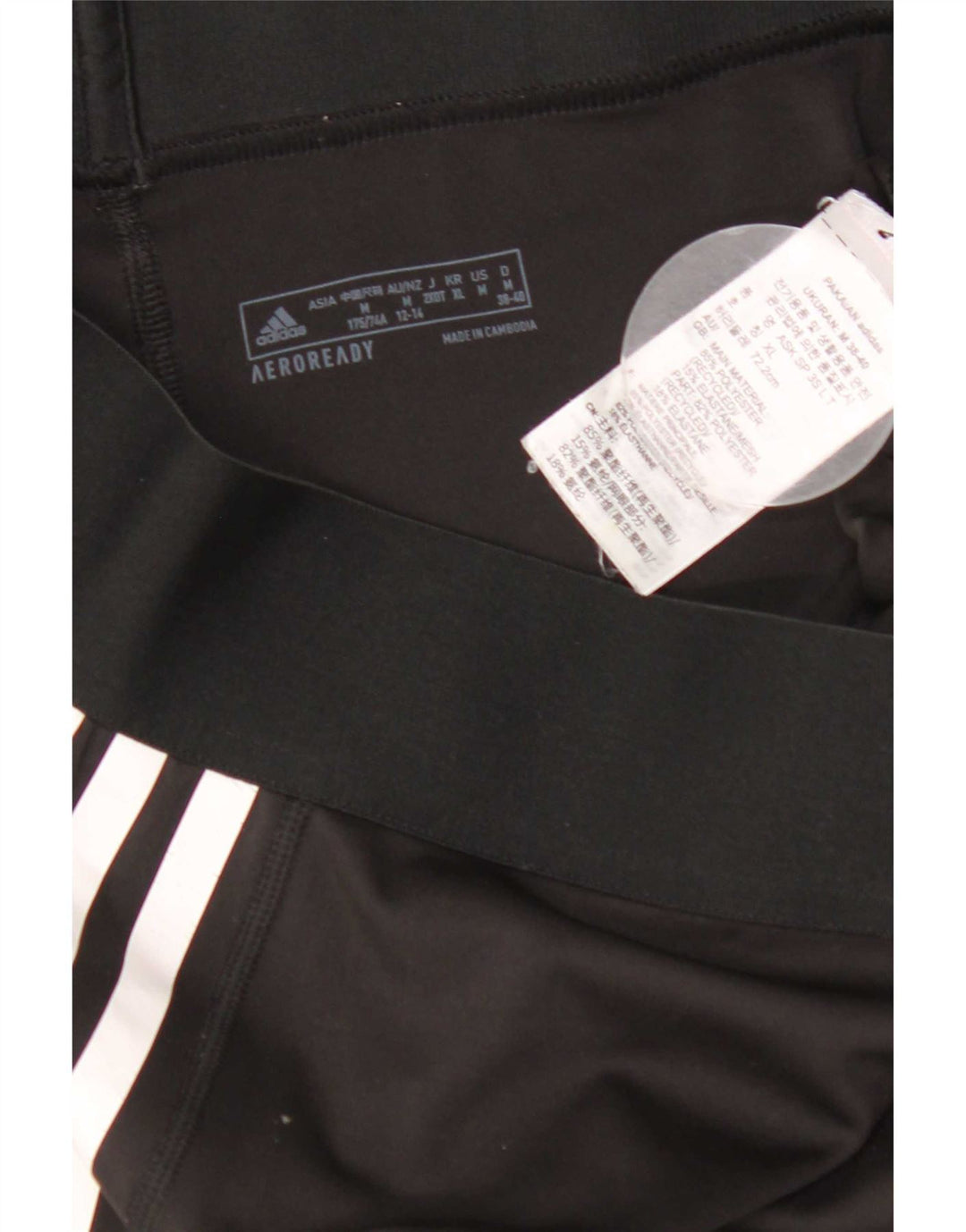 Adidas Damen Aeroready Leggings UK 12/14 Medium Schwarz Polyester