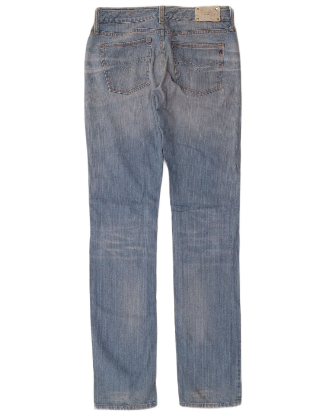 Replay Damen Slim Jeans W28 L34 Blaue Baumwolle