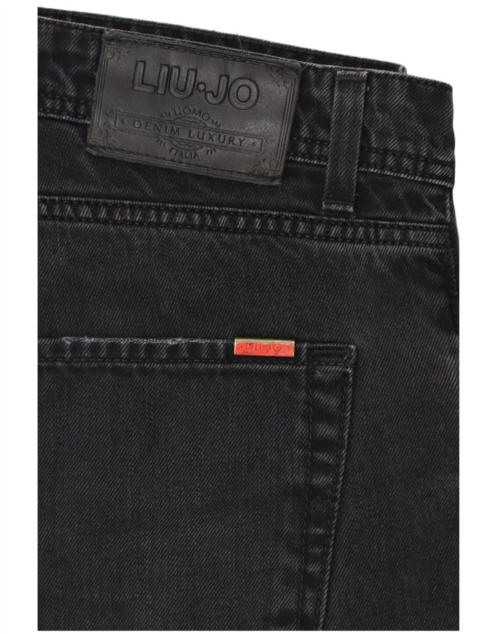 LIU JO Herren Slim Jeans W34 L30 Schwarz