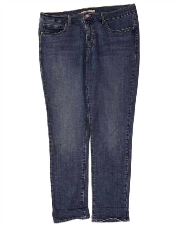 Levi's Damen 312 Shaping Slim Jeans W32 L30 Blaue Baumwolle