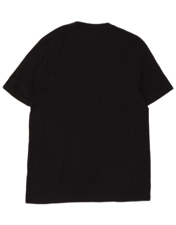 Dkny Herren-T-Shirt mit Grafik, Größe S, schwarze Baumwolle