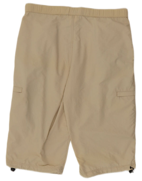 Asics Herren Cargo Shorts W34 Large Beige Polyamid