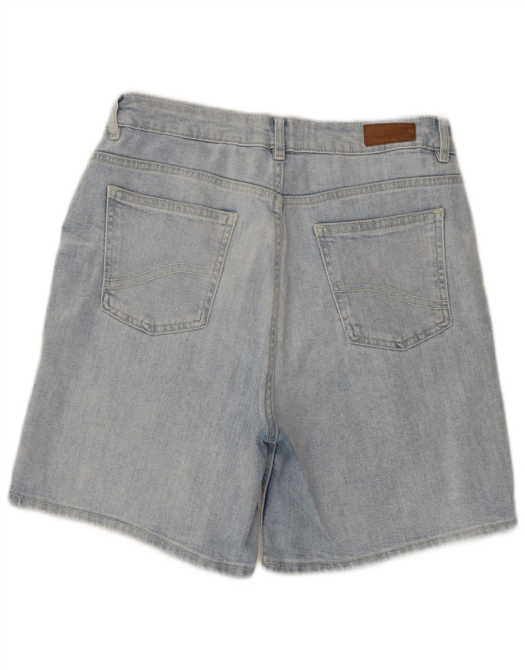 Fat Face Damen Jeansshorts UK 12 Medium W30 Blaue Baumwolle