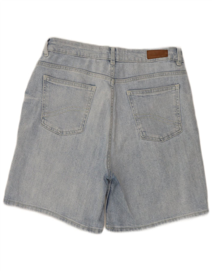 Fat Face Damen Jeansshorts UK 12 Medium W30 Blaue Baumwolle
