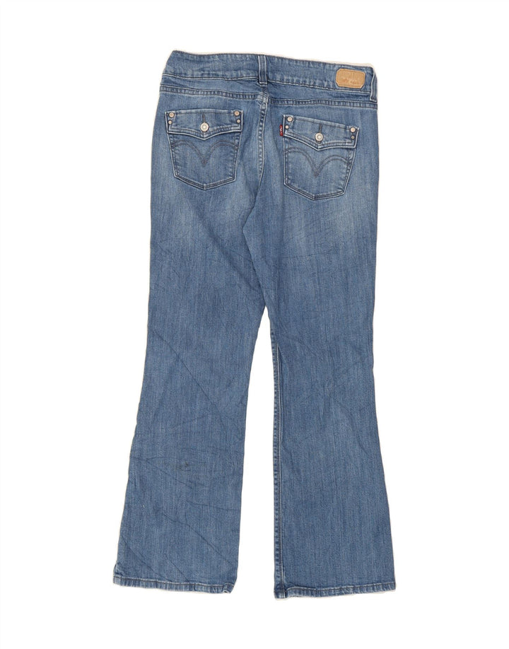 LEVI'S Womens Short Bootcut Jeans US 8 Medium W30 L28 Blue Cotton Vintage Levi's and Second-Hand Levi's from Messina Hembry 