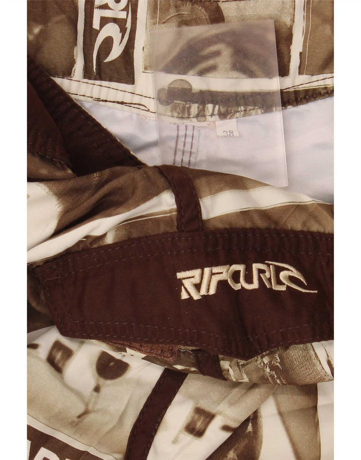 Rip Curl Herren Graphic Badeshorts XL Braun Patchwork