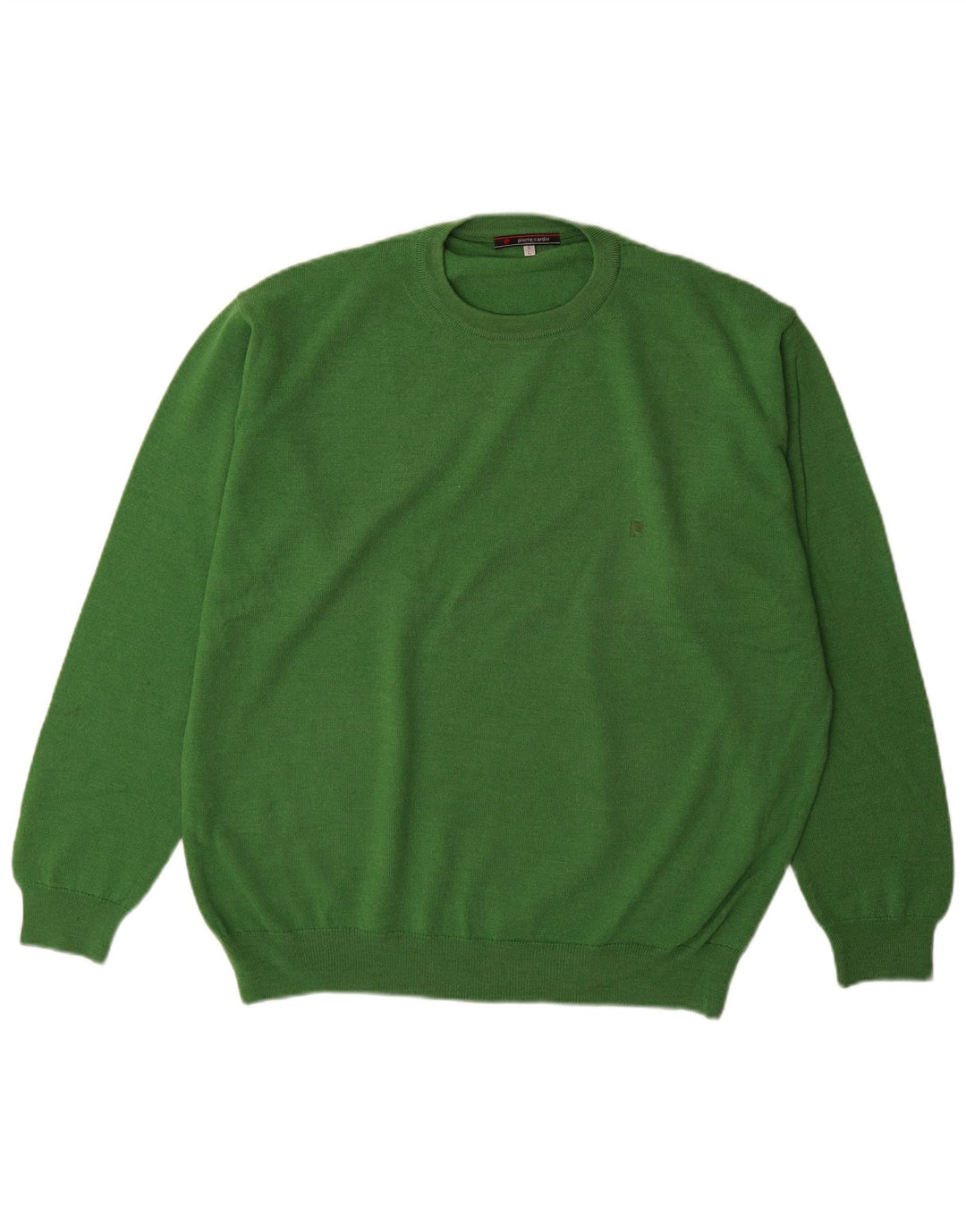 Pierre Cardin Herren-Pullover mit Rundhalsausschnitt, Größe L, Grün
