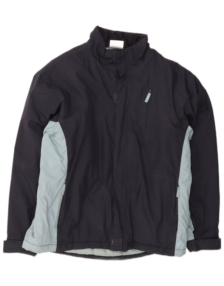 Puma Herren Windjacke UK 42 XL Marineblau Colourblock Polyester