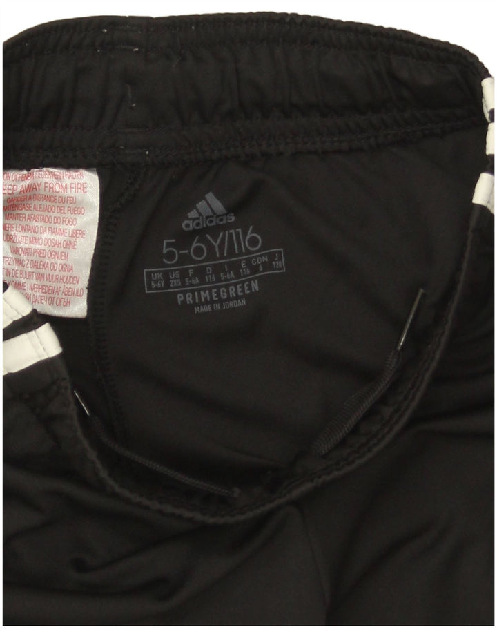 Adidas Jungen Aeroready Sportshorts 5–6 Jahre, schwarzes Polyester