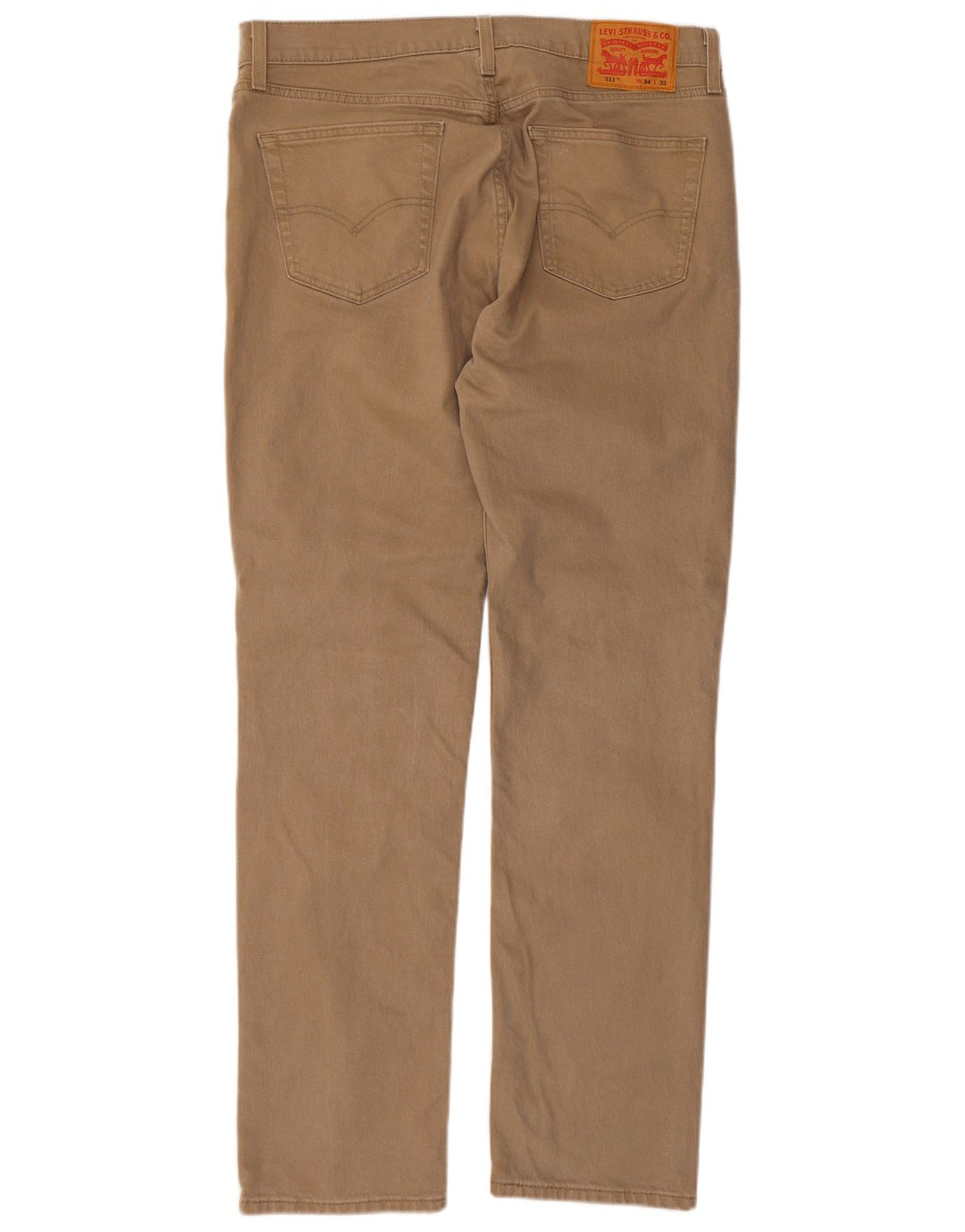 Levi's Herren 511 Slim Jeans W34 L32 Beige Baumwolle