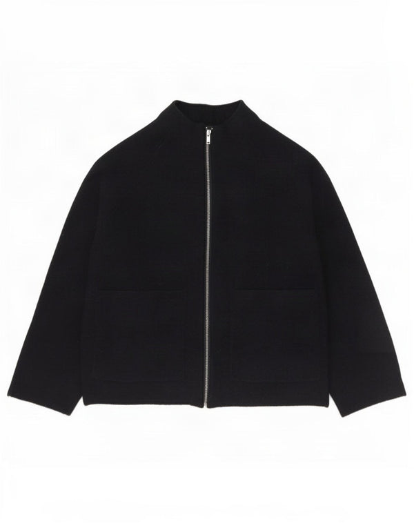 Cos Damen-Strickjacke in Übergröße, Gr. 6, XS, marineblaue Wolle