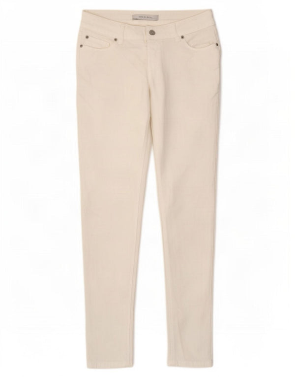 Zara Damen Skinny Jeans EU 40 Medium W30 L30 Weiße Baumwolle