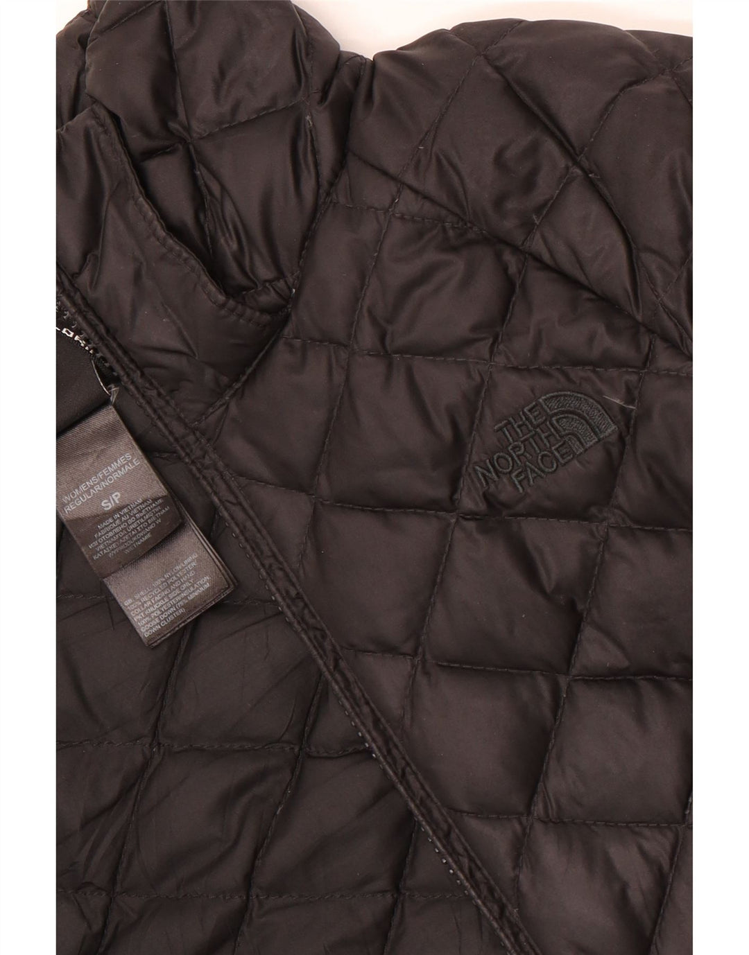 The North Face Damen Steppjacke UK 10 Small Schwarz Nylon