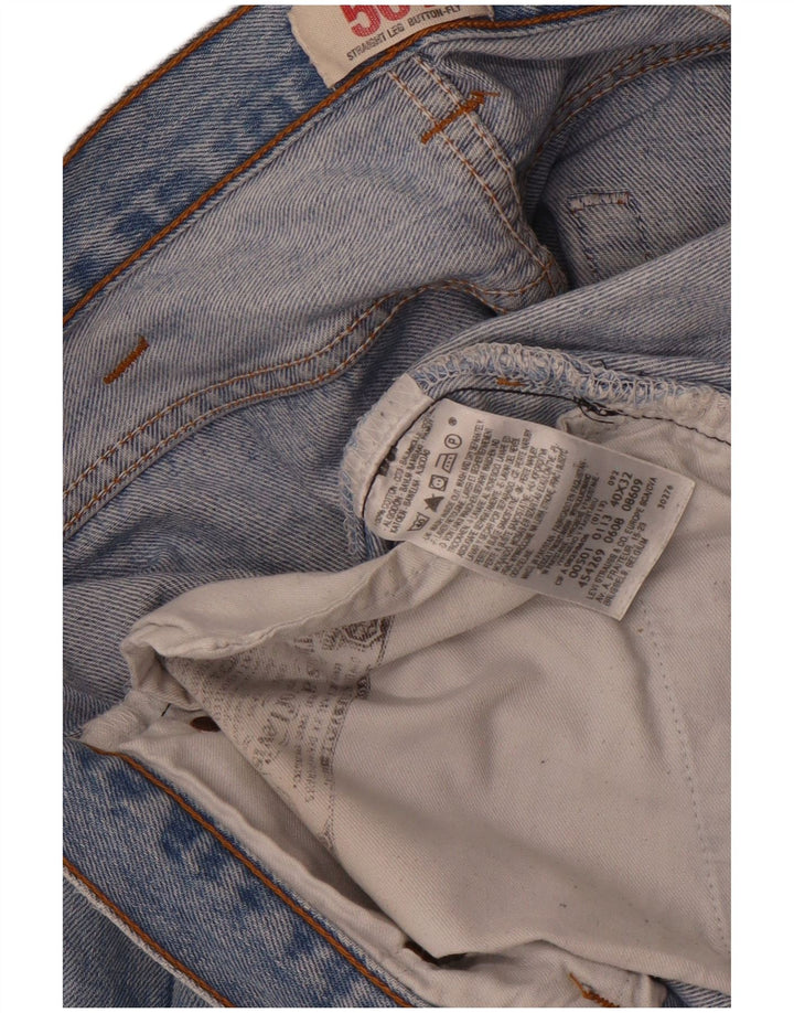Levi's Herren 501 Straight Jeans W40 L26 Blaue Baumwolle