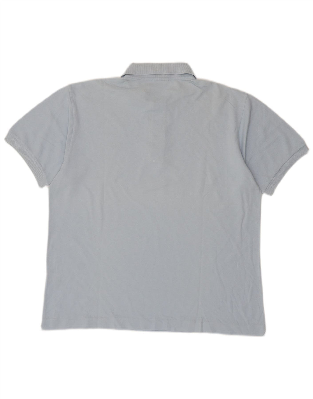 Lacoste Herren-Poloshirt, Größe 5, groß, blaue Baumwolle