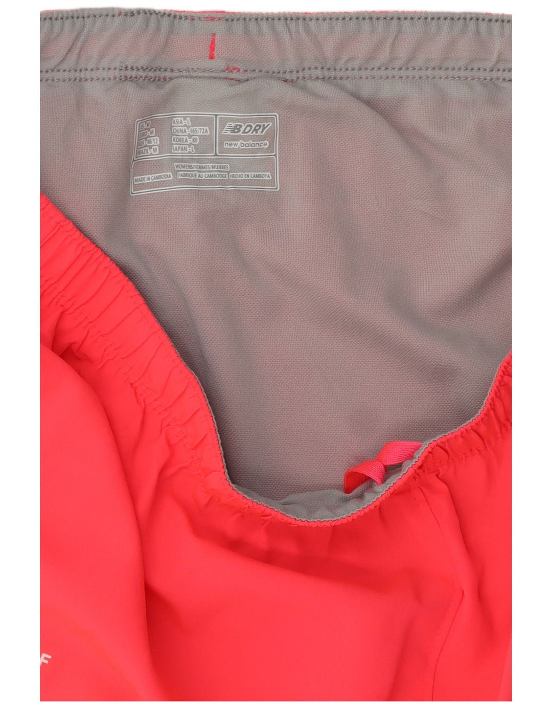 New Balance Damen Sportshorts UK 14 Large Pink Polyester