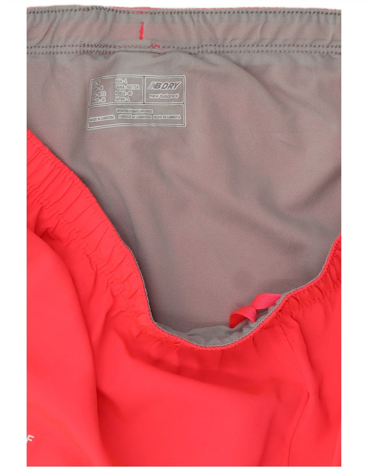 New Balance Damen Sportshorts UK 14 Large Pink Polyester