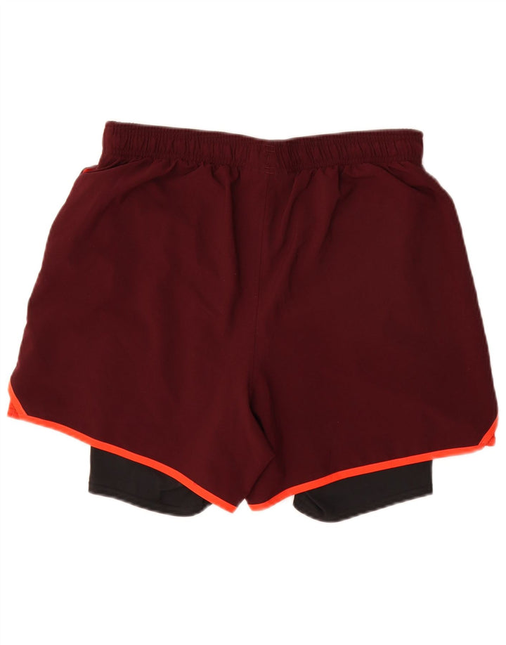 UNDER ARMOUR Herren Heat Gear Sportshorts Medium Burgund Polyester