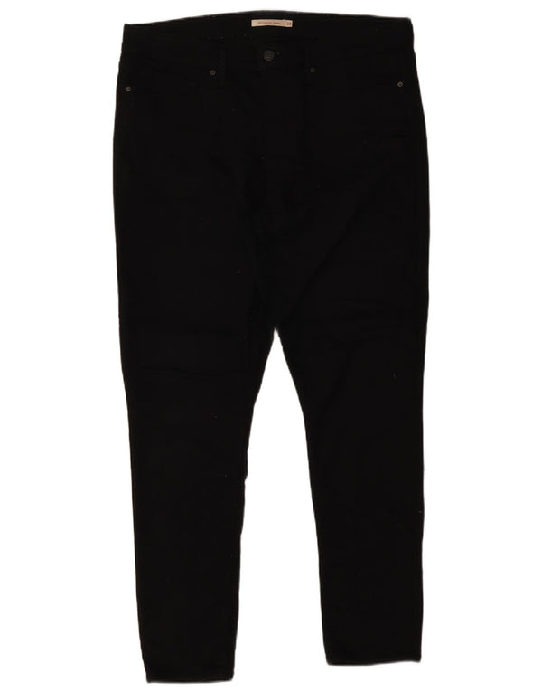 Levi's Damen 311 High Waist Shaping Skinny Jeans W33 L30 Schwarz Baumwolle