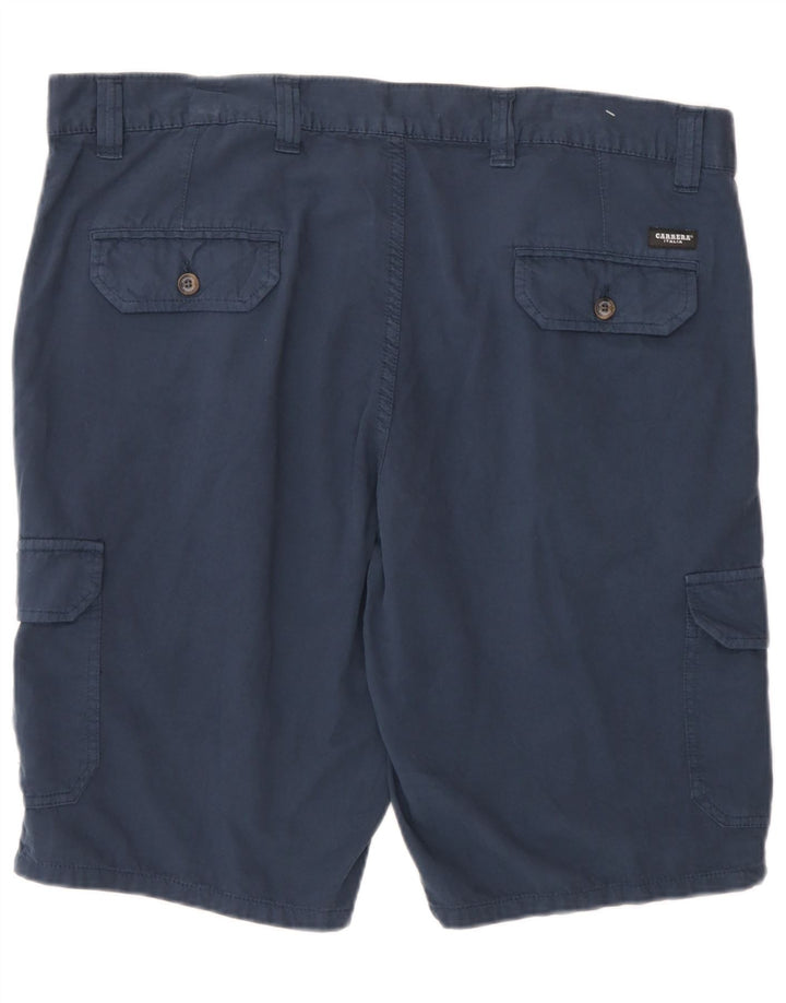 Carrera Herren Cargo Shorts IT 52 XL W36 Marineblau Baumwolle