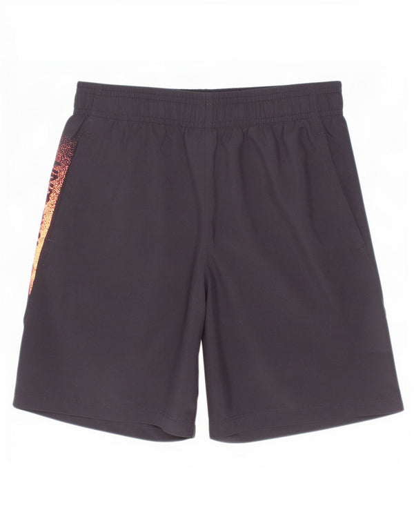 Under Armour Jungen-Sportshorts mit Grafik, 9–10 Jahre, Mittelschwarz, Farbblock