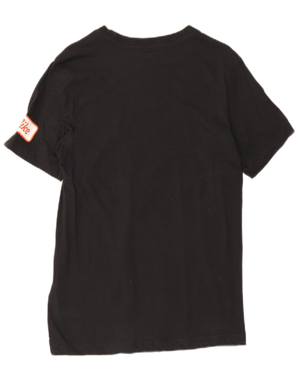 Nike Herren Dri Fit Graphic T-Shirt Top Small Schwarz Baumwolle
