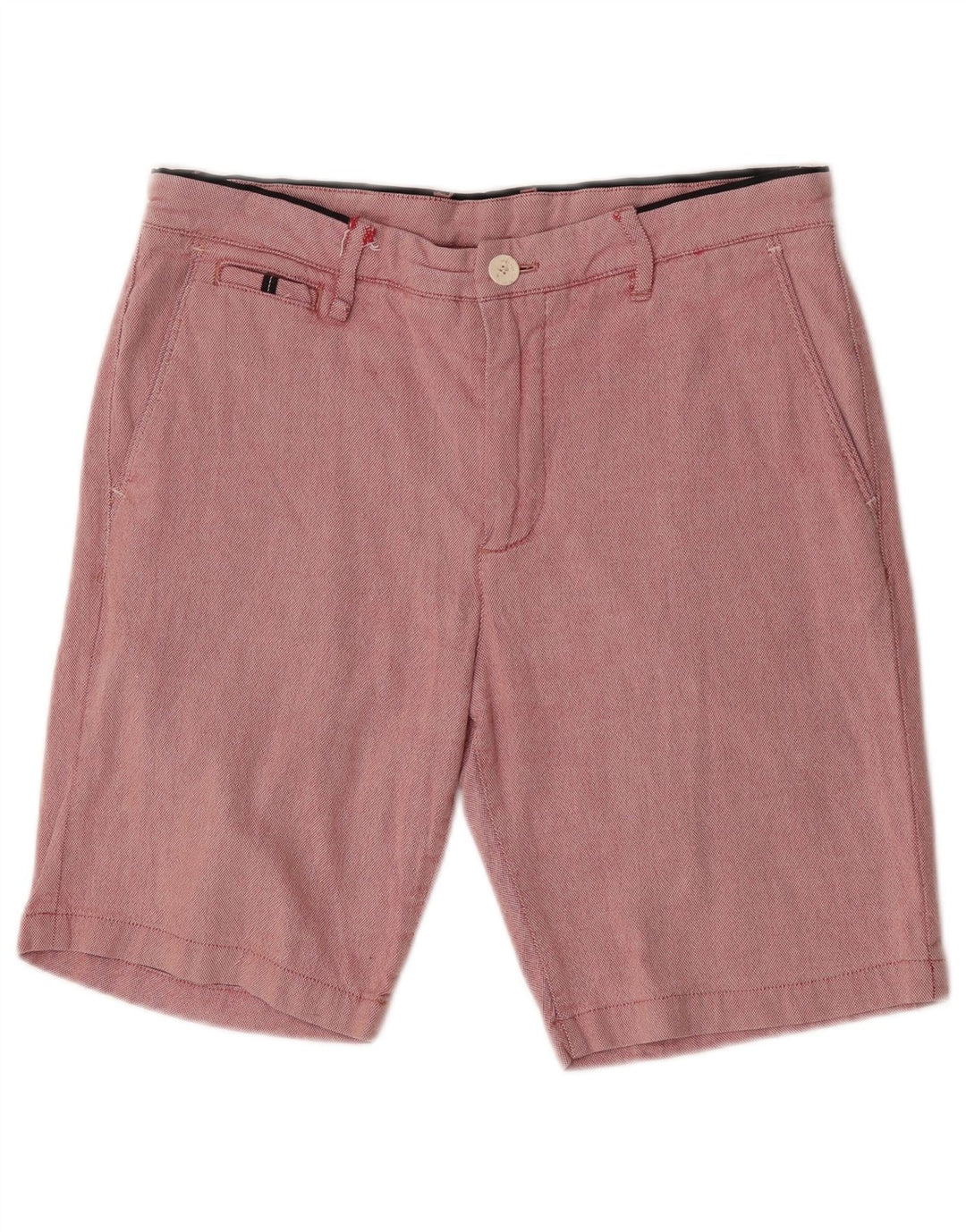 Zara Herren Chinoshorts IT 42 Large W32 Rosa Baumwolle