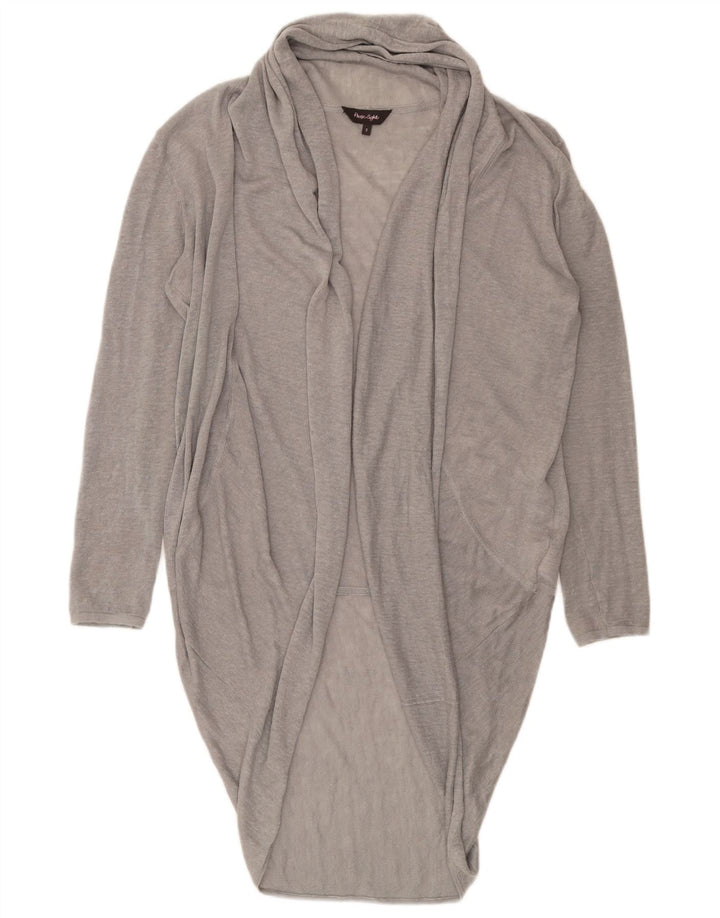 Phase Eight Damen-Strickjacke in Übergröße, lang geschnitten, Gr. 10, Größe S, Grau