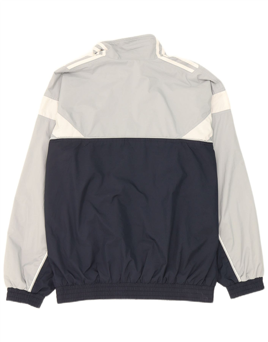 Adidas Herren-Trainingsanzug-Top-Jacke, UK 38/40, mittleres Marineblau, Farbblock