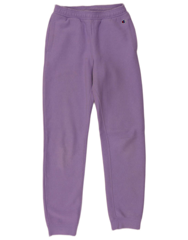 Champion Damen Reverse Weave Trainingshose Jogger UK 6 XS Lila