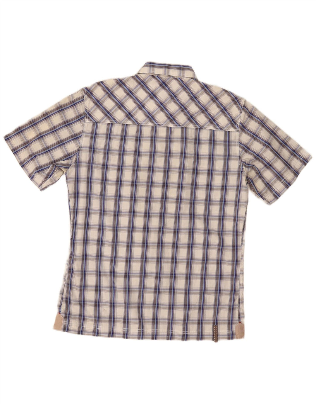 Berghaus Herren Kurzarm-Kurzarmhemd, groß, blau kariert