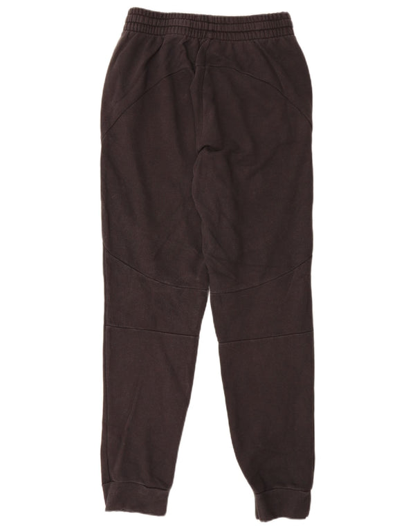 Adidas Damen Trainingshose Jogger UK 10 Small Schwarz Baumwolle