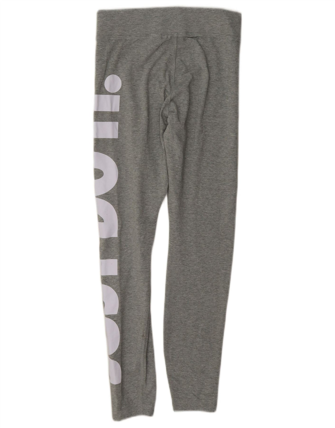 Nike Womens Graphic Leggings UK 10 Small Graue Baumwolle