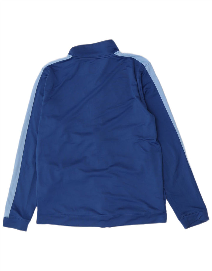 Under Armour Herren-Trainingsanzug-Top-Jacke, großes blaues Farbblock-Polyester